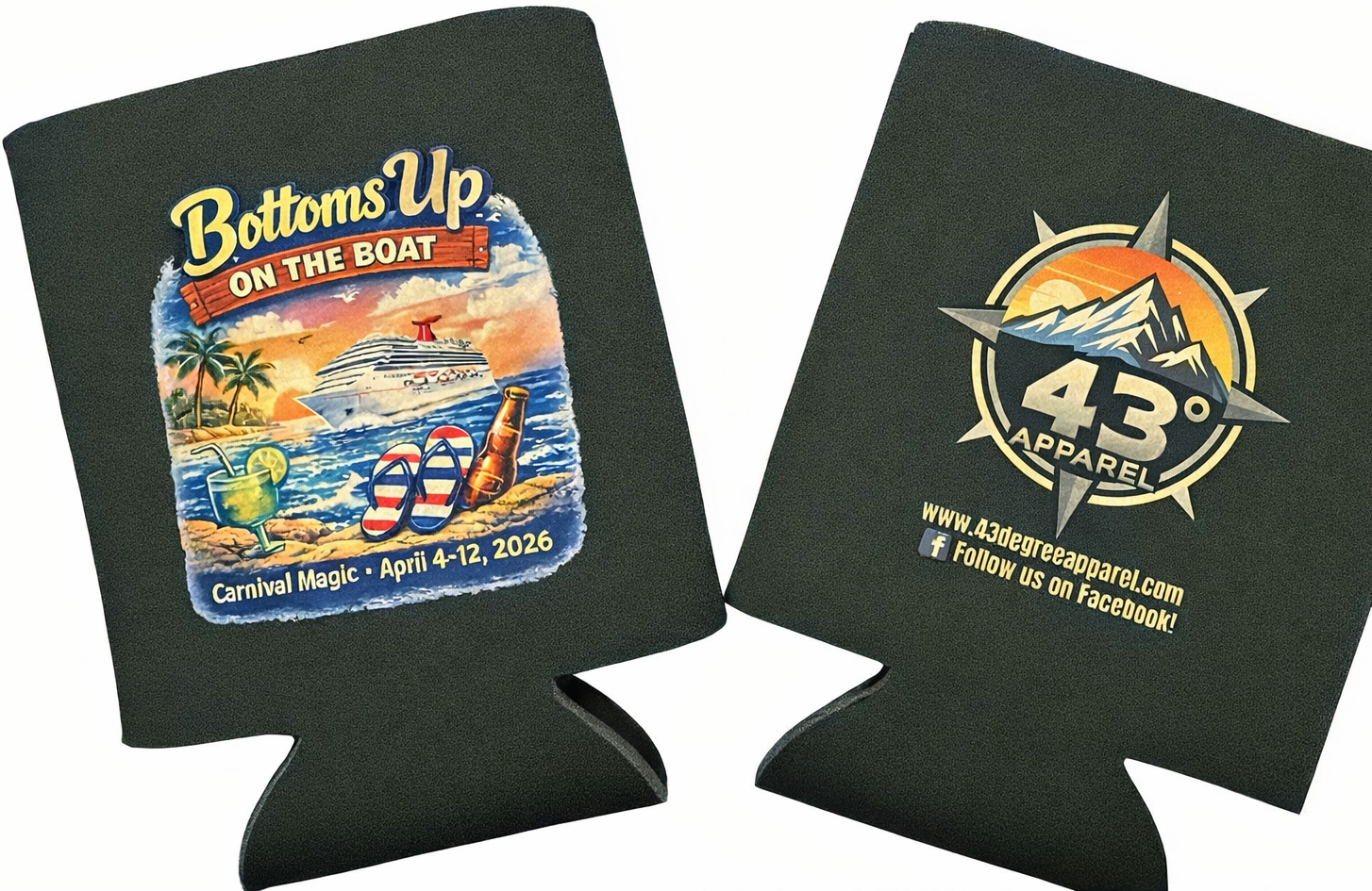 Custom cruise Koozie product